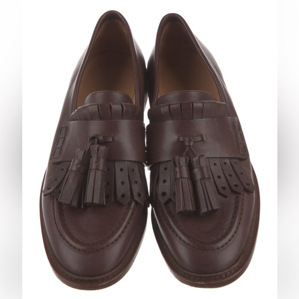 Brown Tassel Loafers